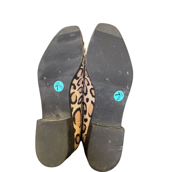 Vivaia Leopard Print Knit Ankle Boots 7.5 - Picture 6 of 6